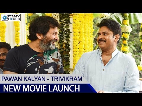 Pawan Kalyan - Trivikram New Movie Launch Video  || Filmyfocus.com