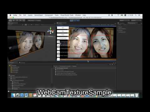 Face Swapper Example using OpenCV for Unity
