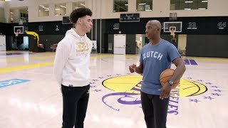 Lonzo Ball Interview With Chauncey Billups At Lakers Facility Espn