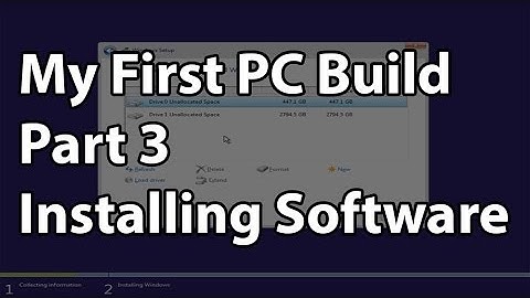 My First PC Build - Part 3 - Installing the OS and Getting to the Gaming