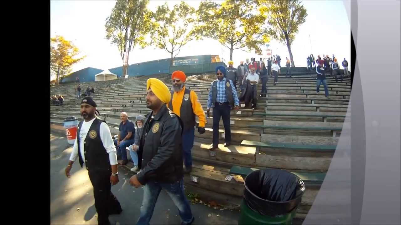 Sikh Motorcycle Club in Vancouver Toy Run 2013