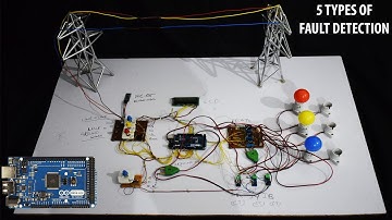 3 THREE PHASE FAULT DETECTION SYSTEM IN TRANSMISSION LINE USING ARDUINO  - BEST ELECTRICAL PROJECT