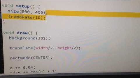 Transformations: Scaling in Processing (Java) 2