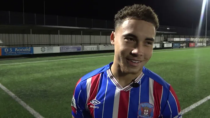 Sam Murray speaks following Harborough Town win