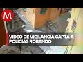 Dos policías roban casa en Guanajuato