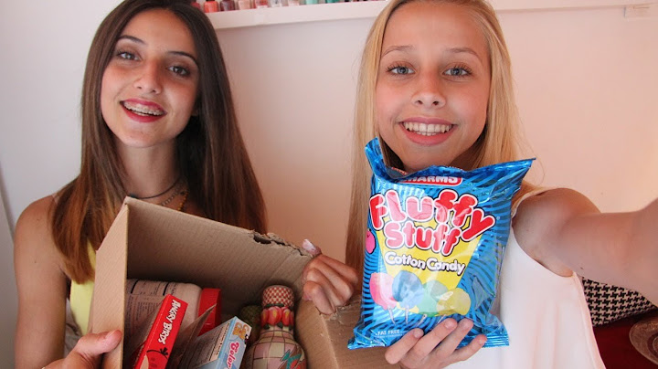 DÉGUSTATION AMÉRICAINE MY CANDY SHOP W/ MA SŒUR