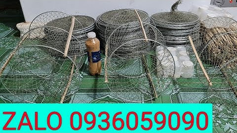 Bán lờ bẫy cua, bán bẫy cua, bán chai mùi bẫy cua, bán thuốc bẫy cua, lợp bẫy cua, ZALO 0936059090.