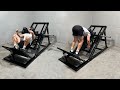 FITNESS PRODUCE: Hack Squat Machine with Adjustable foot platform 1DX Overview