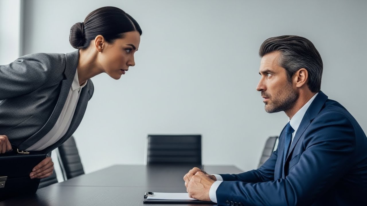 Podczas finałowej prezentacji usiadła obok sędziego    a miliarder zacisnął zęby