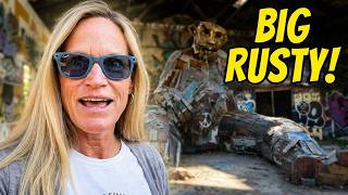 Finding Big Rusty: Visiting Thomas Dambo's Famous Giant Troll!