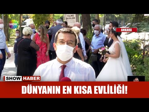 Dünyanın en kısa evliliği!