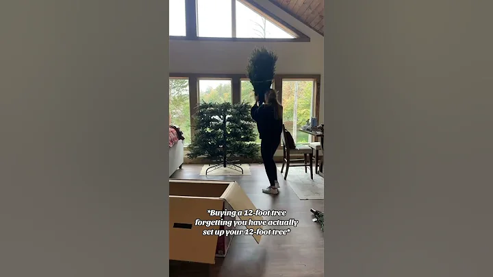 Unbox Our 12-foot Christmas Tree With Us