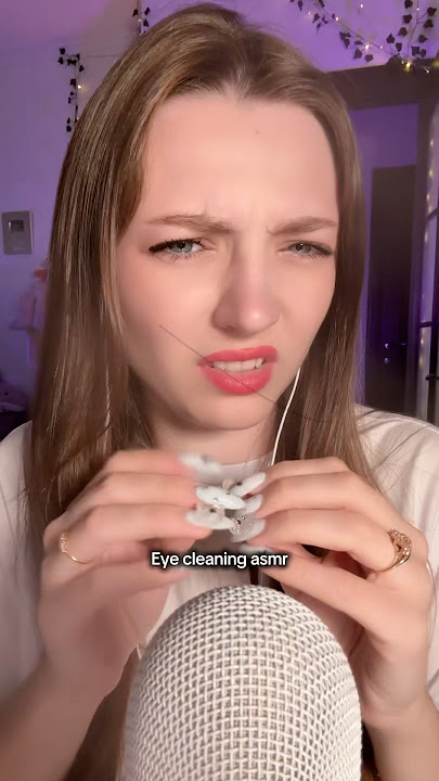 Eye cleaning asmr #asmr #asmrsounds #asmrrelax #asmrtingles #asmrwhispers #asmrsleep #relax #tingles