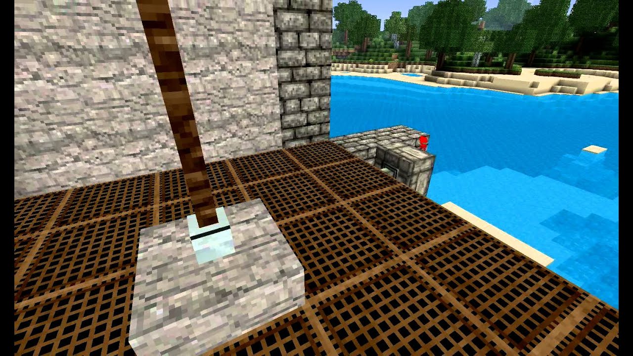 Minecraft BTW Pulley and Piston Elevator YouTube