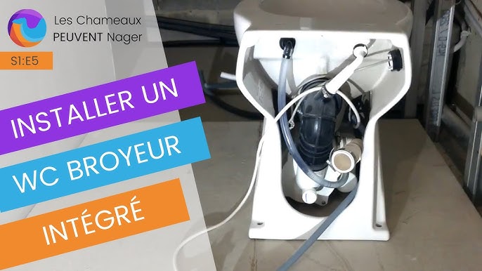 Broyeur WC sanitaire compact adaptable BSF100 - Modèle plus puissant que le  modèle pulsosanit