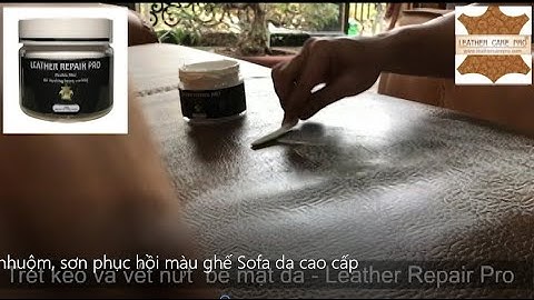 SỬA CHỮA, NHUỘM, SƠN PHỤC HỒI MÀU GHẾ SOFA DA CAO CẤP, GHẾ DA XE HƠI CAO CẤP, TÚI XÁCH DA, GIÀY DA