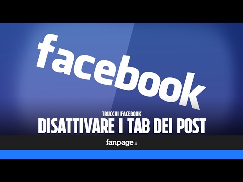 Trucchi Facebook: disattivare i tab dei commenti ai post