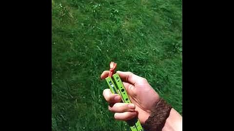 Intermediate balisong tutorial: latch fan