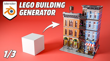 How to Make a Free LEGO Building Generator | Blender Tutorial 1/3