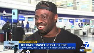 ABC Los Angeles Channel 7 News | Holiday Travel Rush Is Here (News)