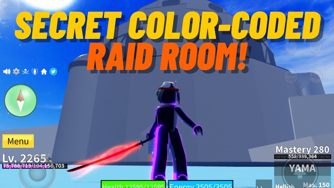 codigos das cores blox fruit raid