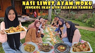 MAKAN LAHAP NASI LIWET DADAKAN BERSAMA TAMU NIKMAT SERASA PIKNIK | MANGPEP VLOG