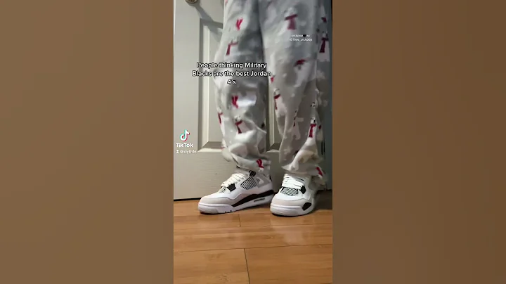 Jordan 4 Military Black 😳 *Reps* 😱⁉️ #jordan4 #trending #sneakerhead #jordans #shorts #funny #nike