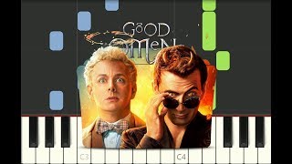 Video thumbnail of "piano tutorial "GOOD OMENS opening title" David Arnold, with free sheet music (pdf)"