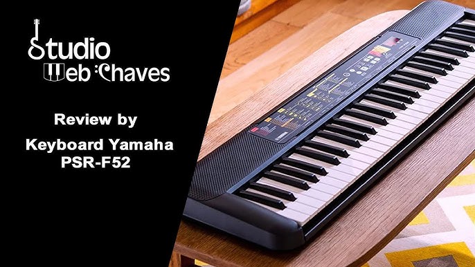 Yamaha PSR F52 Portable Keyboard Deluxe Bundle