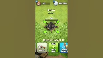 level 1 to max clash of clan || X-bow