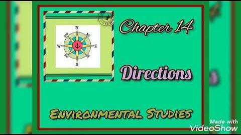 EVS | Class 2 | Chapter 14.3 | Directions | Exercises