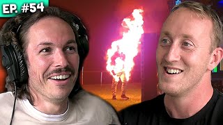 Newly Trained Stuntman Almost Dies & Sets Himself on Fire || The OZ Show Ep. 54