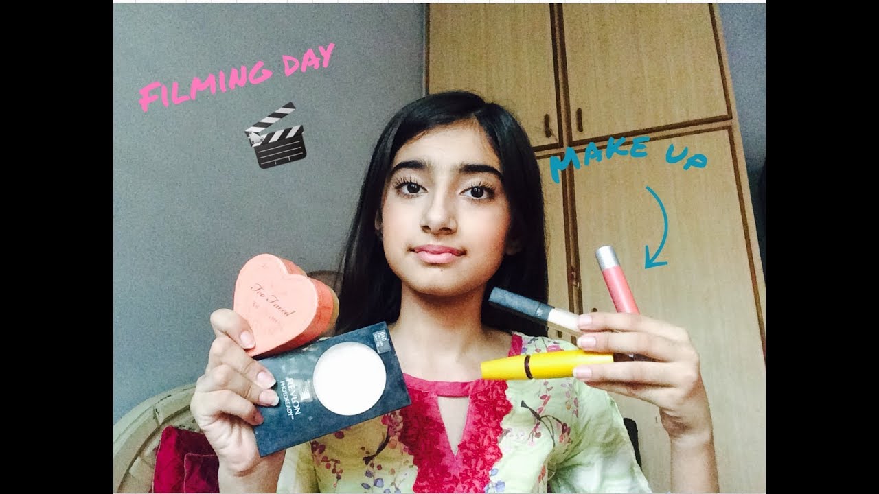 My filming day makeup routine 💄 - YouTube