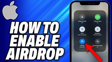 How To Enable AirDrop On iPhone (2025) - Easy Fix