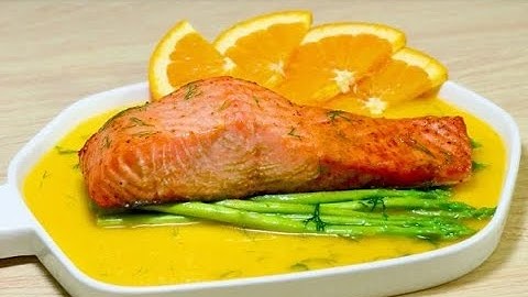 CÁ HỒI SỐT CAM - món ăn giàu Omega | Con Ba Bỉnh | Món ngon chuẩn gia đình