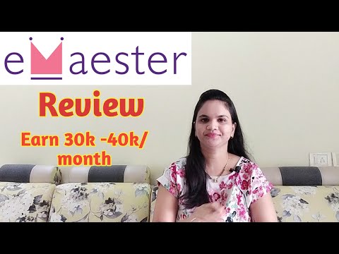 Work from home||Earn money online with Emaester||Review.