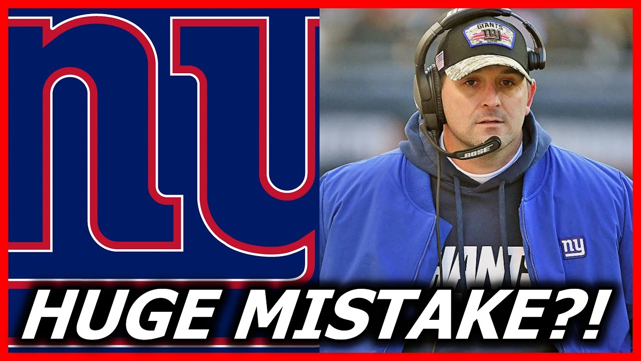 😡Giants make a HUGE mistake by firing Joe Judge! NY Giants, Daniel Jones, Dave gettleman