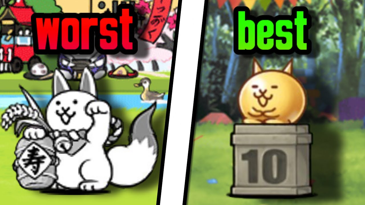 Ranking ALL special event gacha units from WORST to BEST in the battle cats | early morning humor