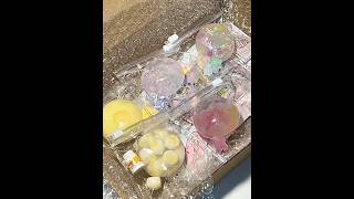 Packing Squishy Ball #asmr #squishy #packing #sticker #ball #relaxing #relax #pack #kawaii #cute
