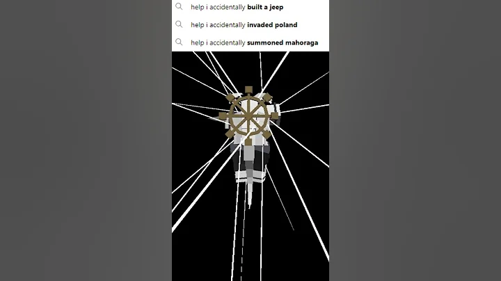 It was a accident | Jujutsu Shenanigans #jjs #jujutsushenanigans  #mahoraga #iforgor #funny #popular