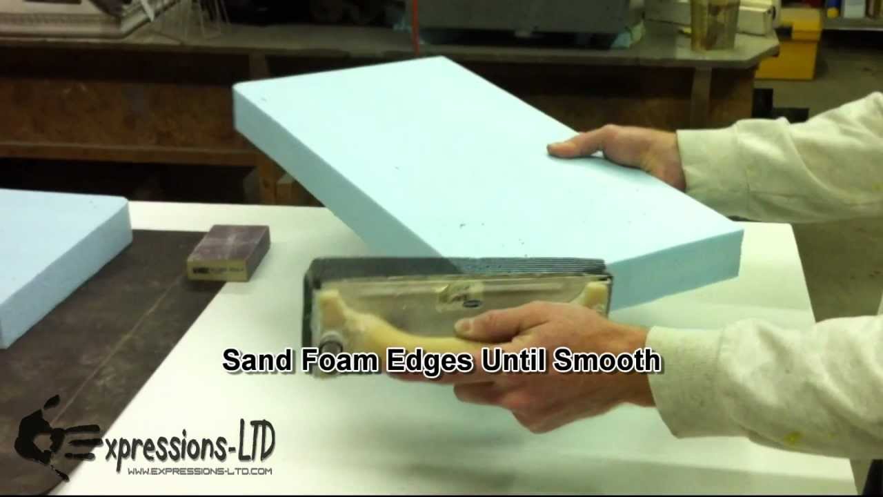 Making A Concrete Countertop Foam Sink Knockout Youtube