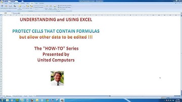 Protect cells containing formulas in Excel 2013, 2010 and 2007 - learn in 6 minutes!!