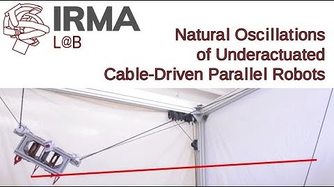 Natural Oscillations of Underactuated Cable-Driven Parallel Robots