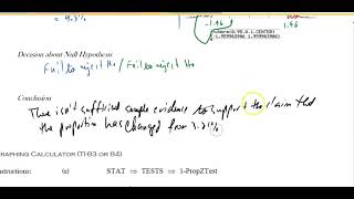 8.2(2) Testing a Claim about a Proportion