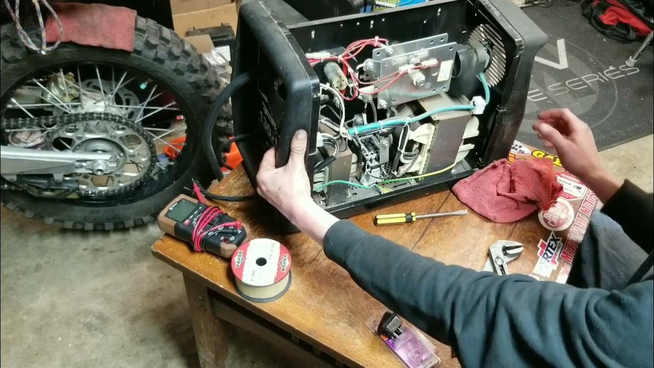 Forney 130FI MIG Welder Wont Power Up and New Wire YouTube