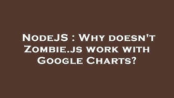 NodeJS : Why doesn