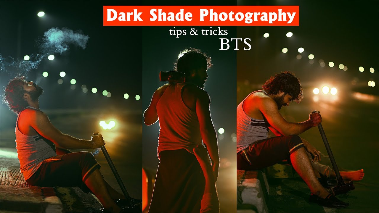 Dark Shade Photography tips & tricks BTS ||Off Camera Flash Photography ...