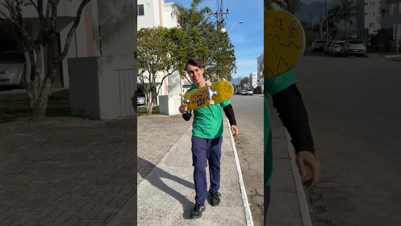 COMPREI UM SKATE
