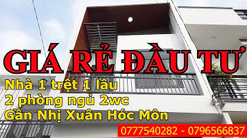 Giá Rẻ Đầu Tư Nhà bán gần KCN Nhị Xuân Hóc Môn mới nhất I Bán nhà Hóc Môn Sổ hồng riêng dưới 1 tỷ