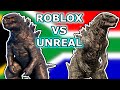 Kaiju Universe VS Ark ! Godzilla 2021 ROBLOX Vs UNREAL ENGINE 4